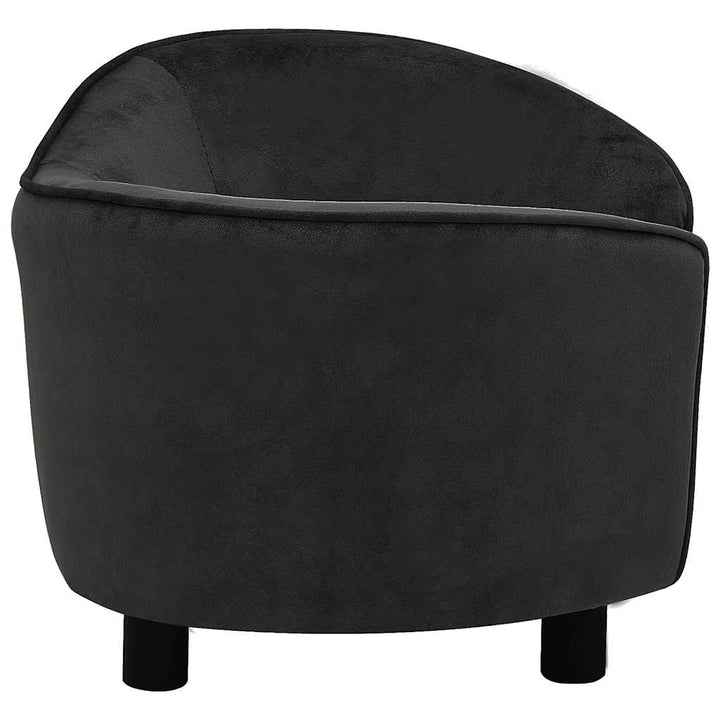 hundesofa 69x49x40 cm plys sort