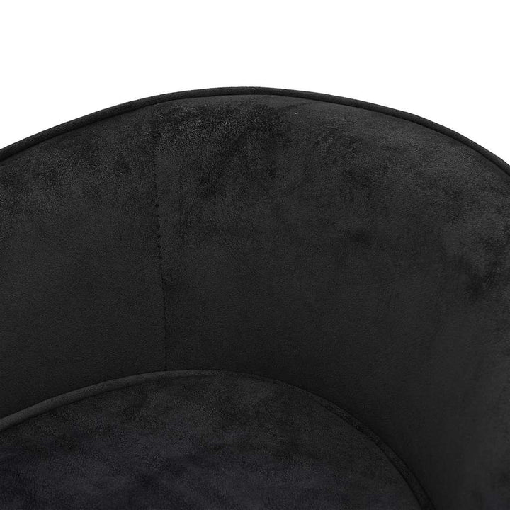 hundesofa 69x49x40 cm plys sort