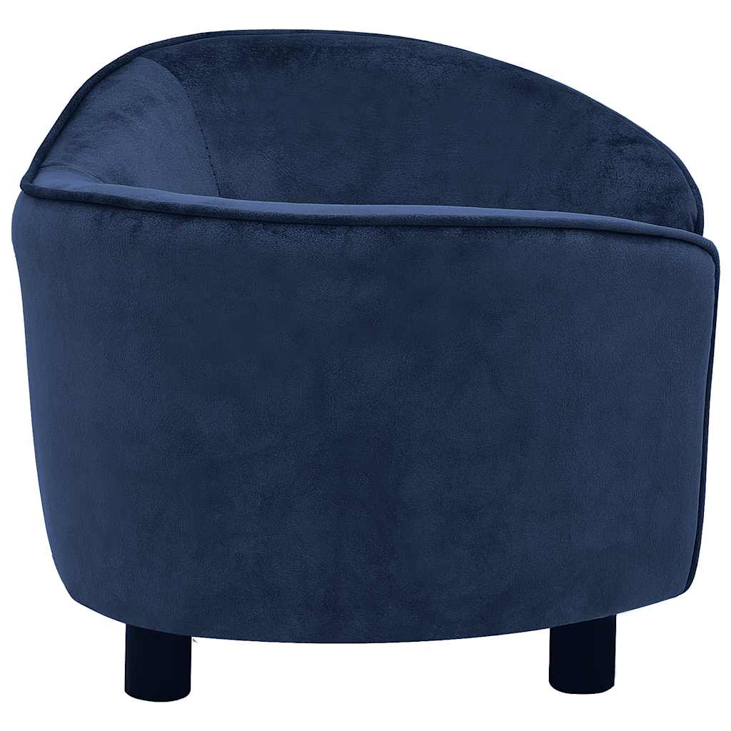 hundesofa 69x49x40 cm plys blå