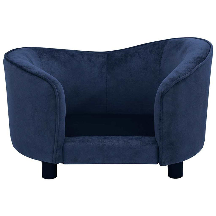 hundesofa 69x49x40 cm plys blå