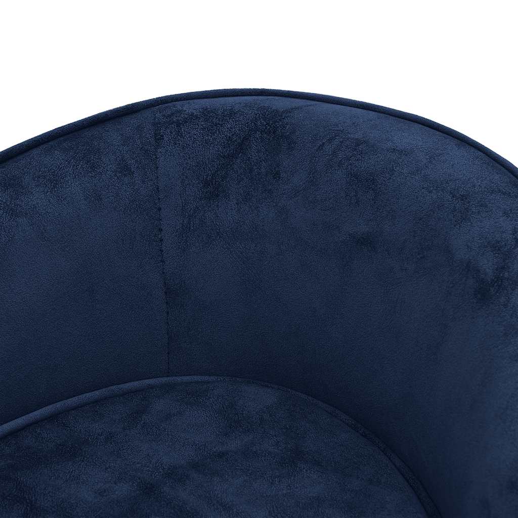 hundesofa 69x49x40 cm plys blå