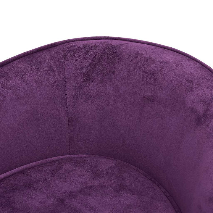hundesofa 69x49x40 cm plys bordeauxfarvet