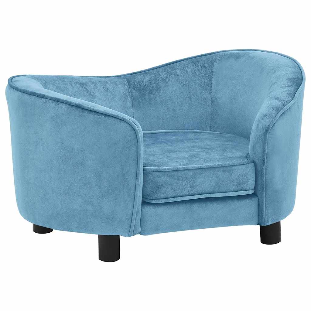 hundesofa 69x49x40 cm plys turkis