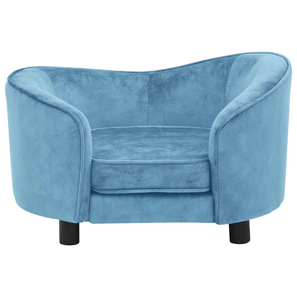 hundesofa 69x49x40 cm plys turkis