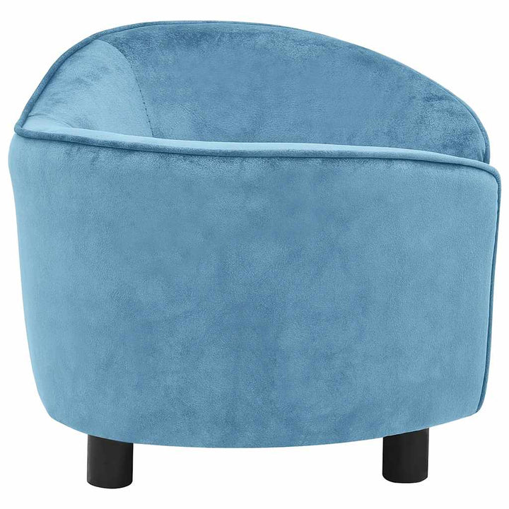 hundesofa 69x49x40 cm plys turkis