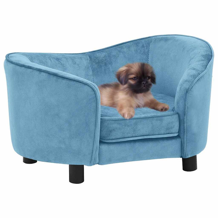 hundesofa 69x49x40 cm plys turkis