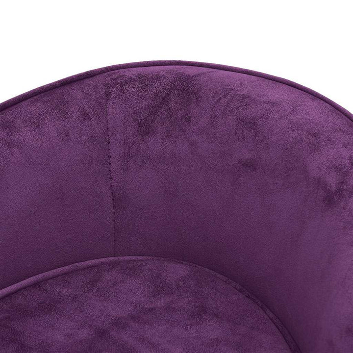 hundesofa 69x49x40 cm plys og kunstlæder bordeauxfarvet