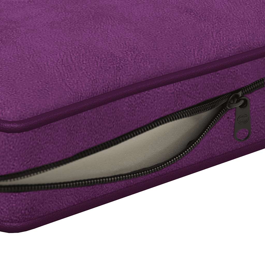 hundesofa 72x45x30 cm plys bordeauxfarvet