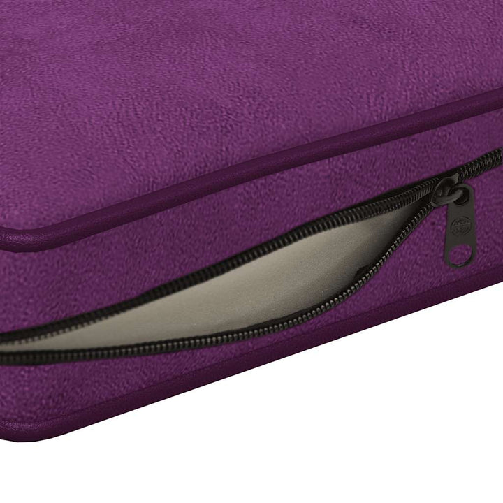 hundesofa 72x45x30 cm plys bordeauxfarvet