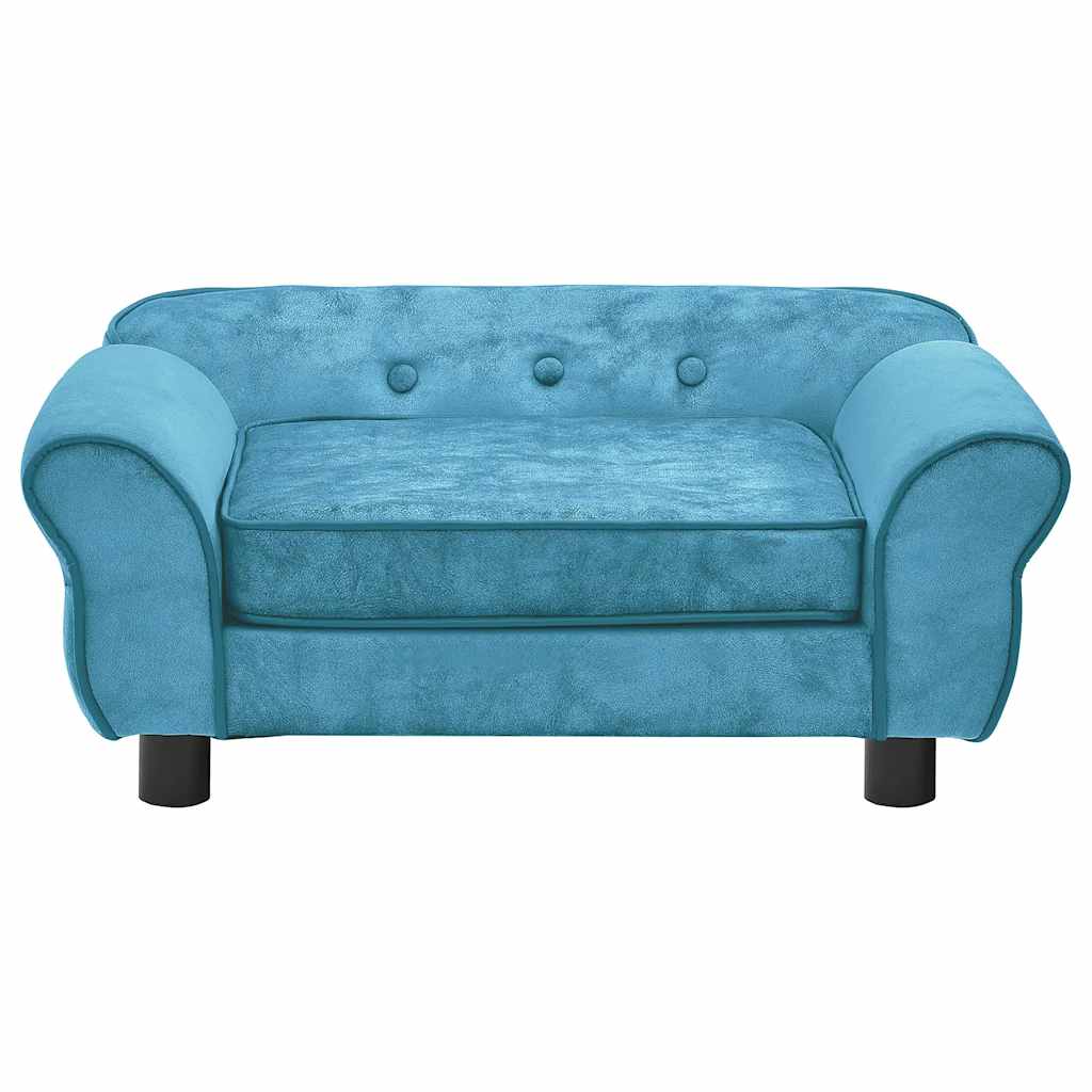hundesofa 72x45x30 cm plys turkis