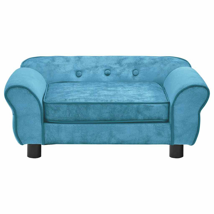 hundesofa 72x45x30 cm plys turkis