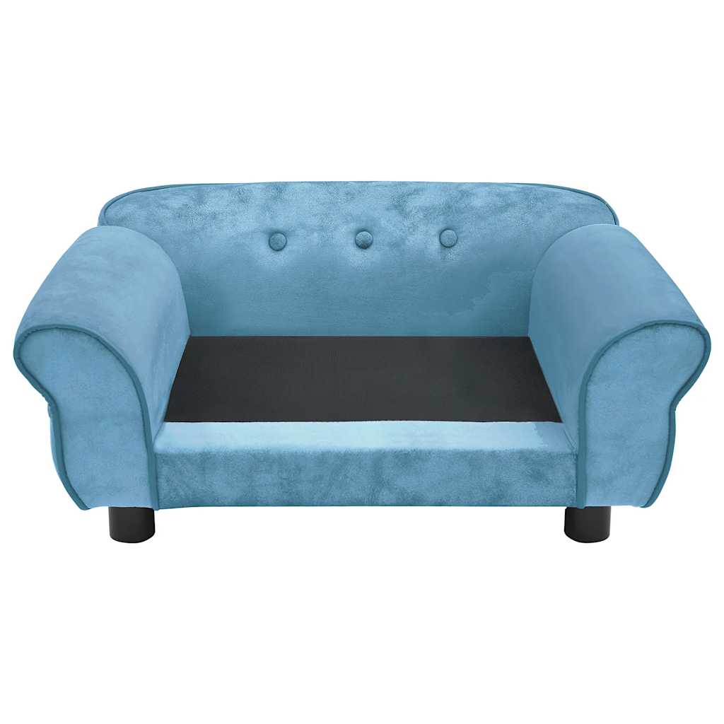 hundesofa 72x45x30 cm plys turkis