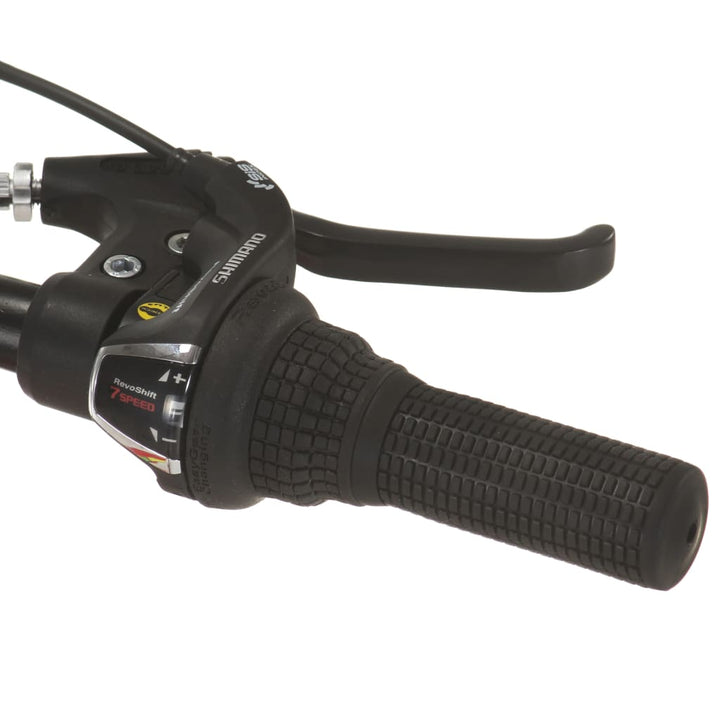mountainbike 21 gear 27,5 tommer hjul 38 cm rød