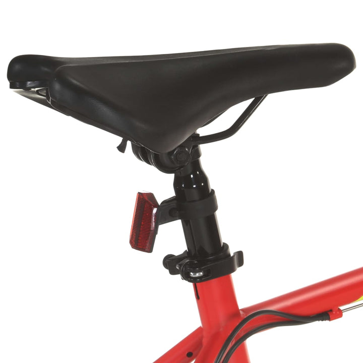 mountainbike 21 gear 27,5 tommer hjul 38 cm rød