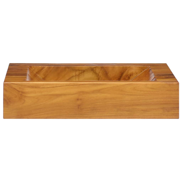 håndvask 50x35x10 cm massivt teaktræ