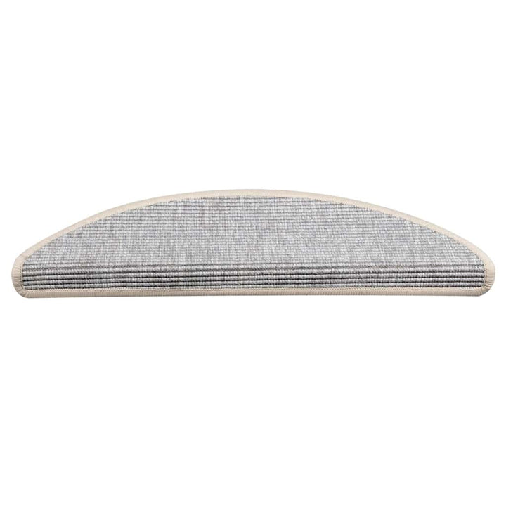 trappemåtter 15 stk. 56x17x3 cm sølv halvrund