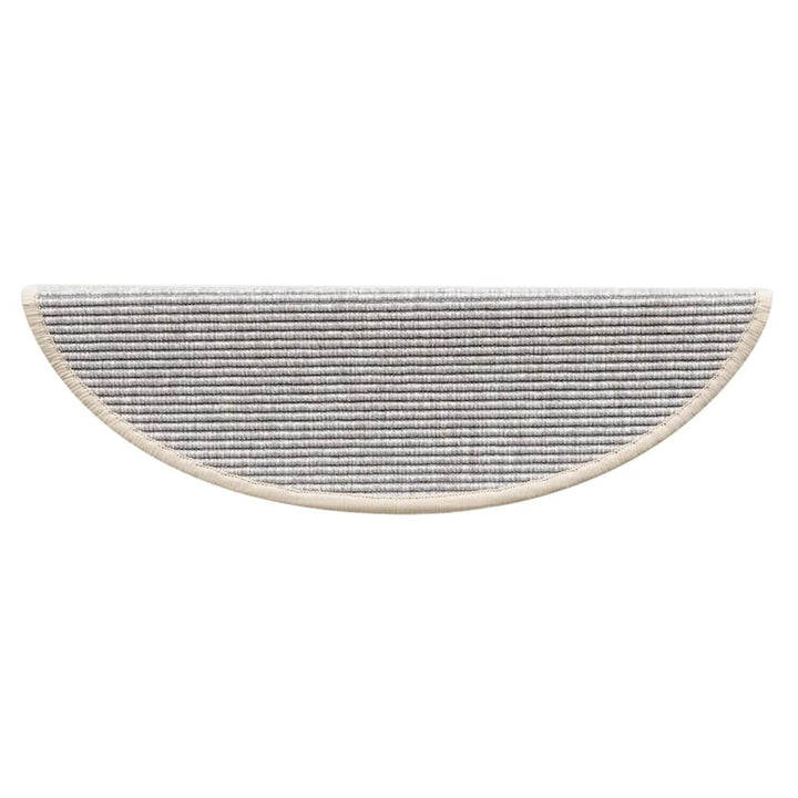 trappemåtter 15 stk. 56x17x3 cm sølv halvrund