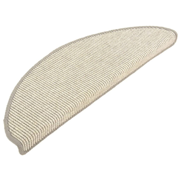trappemåtter 15 stk. 65x21x4 cm sølv halvrund store