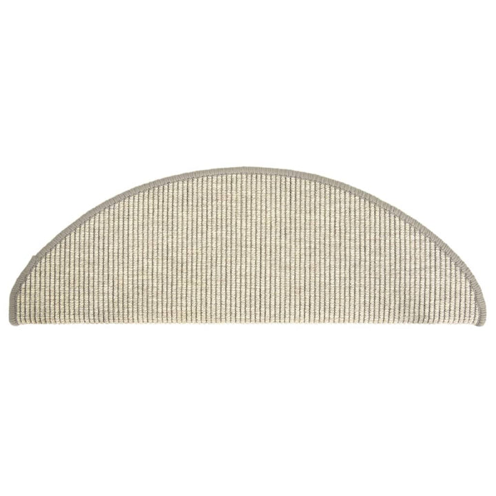 trappemåtter 15 stk. 65x21x4 cm sølv halvrund store