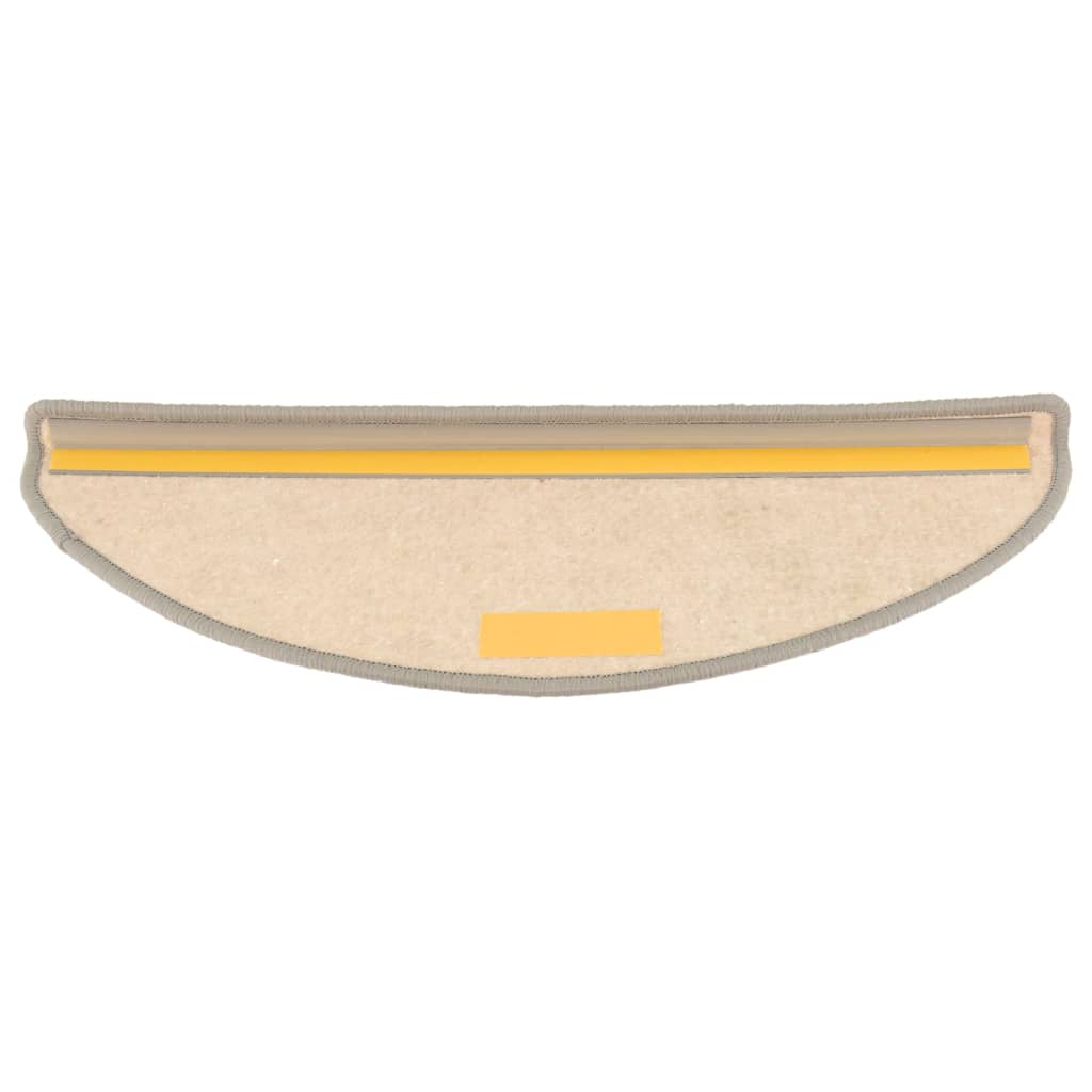 trappemåtter 15 stk. 65x21x4 cm sølv halvrund store