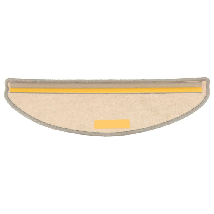 trappemåtter 15 stk. 65x21x4 cm sølv halvrund store