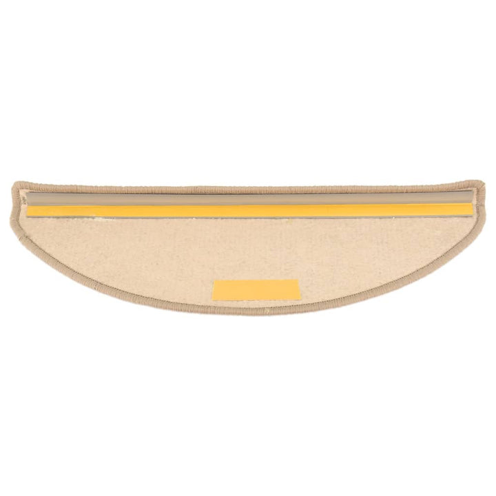 trappemåtter 15 stk. 65x21x4 cm mørkebeige halvrund store