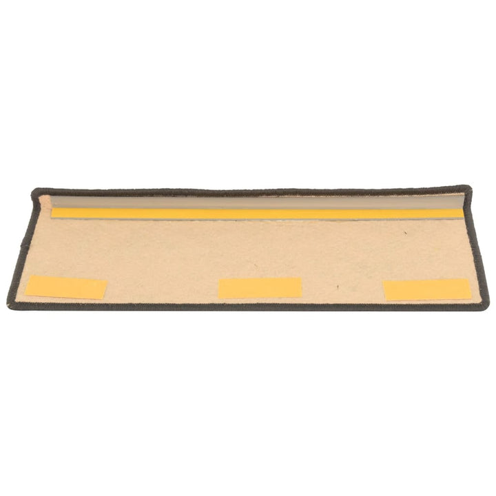 trappemåtter 15 stk. 65x21x4 cm beige og grå rektangulær kant