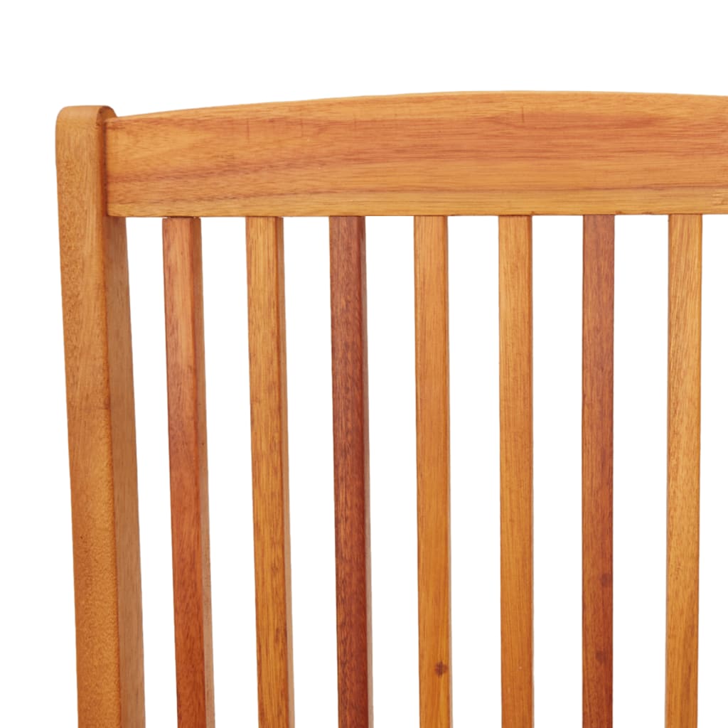 foldbare havestole 2 stk. massivt eukalyptustræ