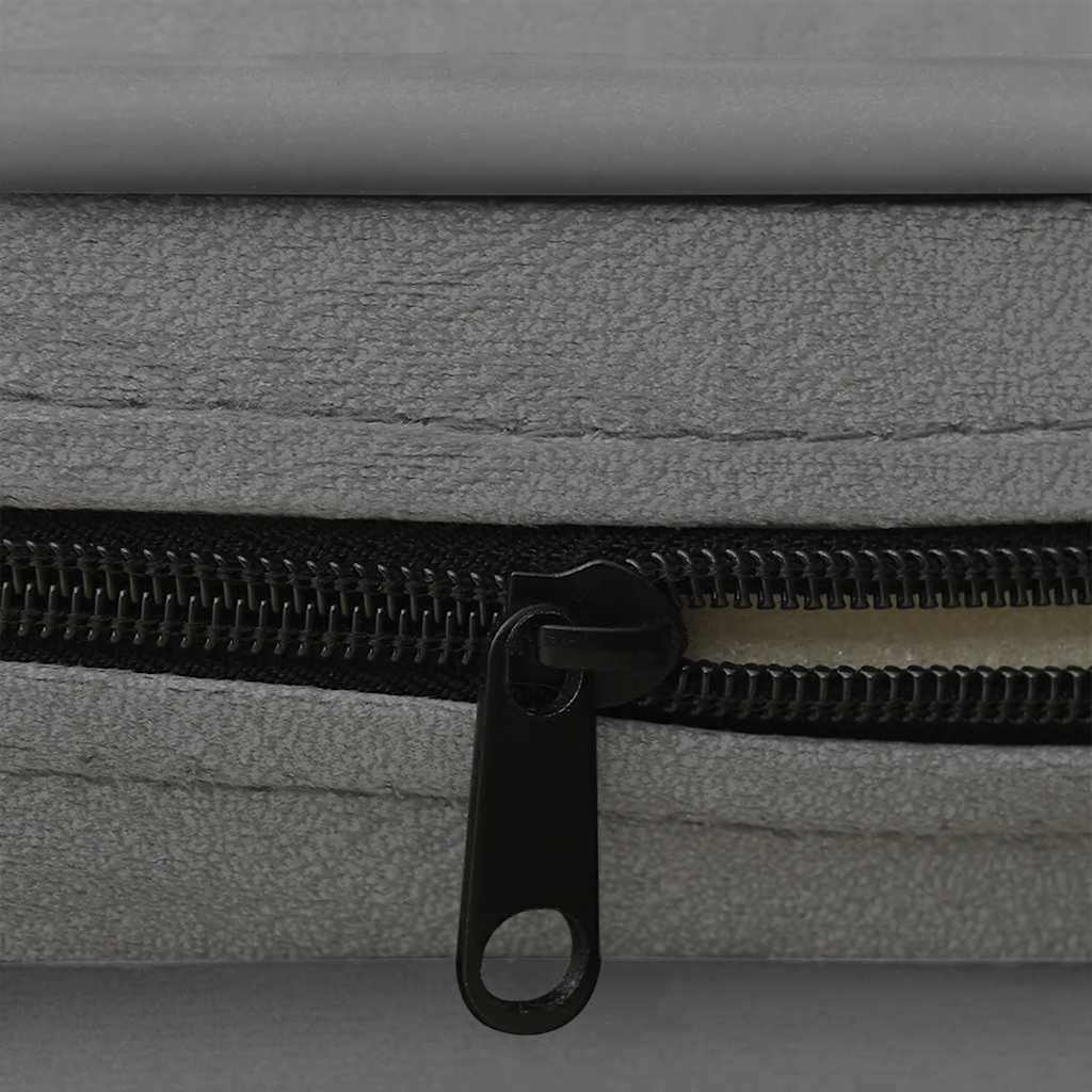 hundesofa 67x47x36 cm plys grå