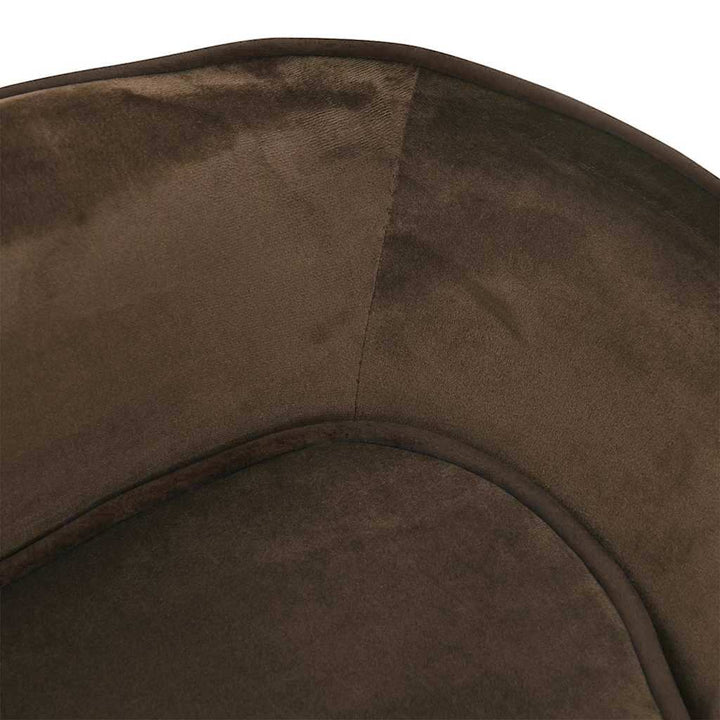 hundesofa 67x47x36 cm plys brun