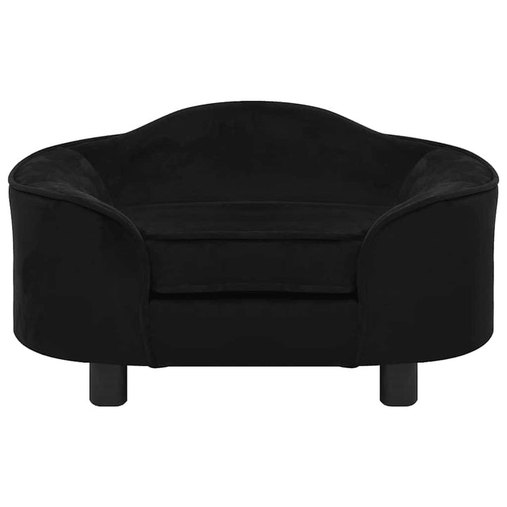 hundesofa 67x47x36 cm plys sort