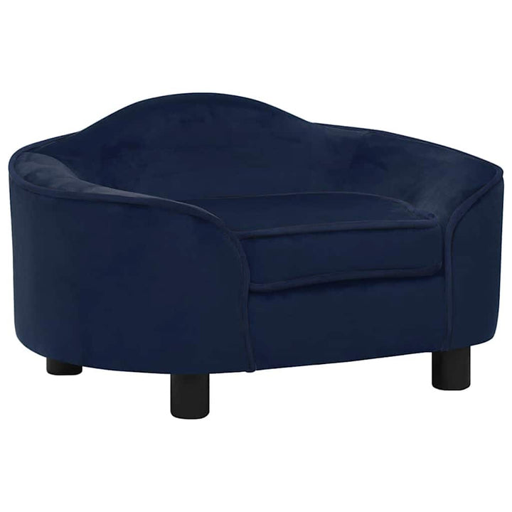 hundesofa 67x47x36 cm plys blå