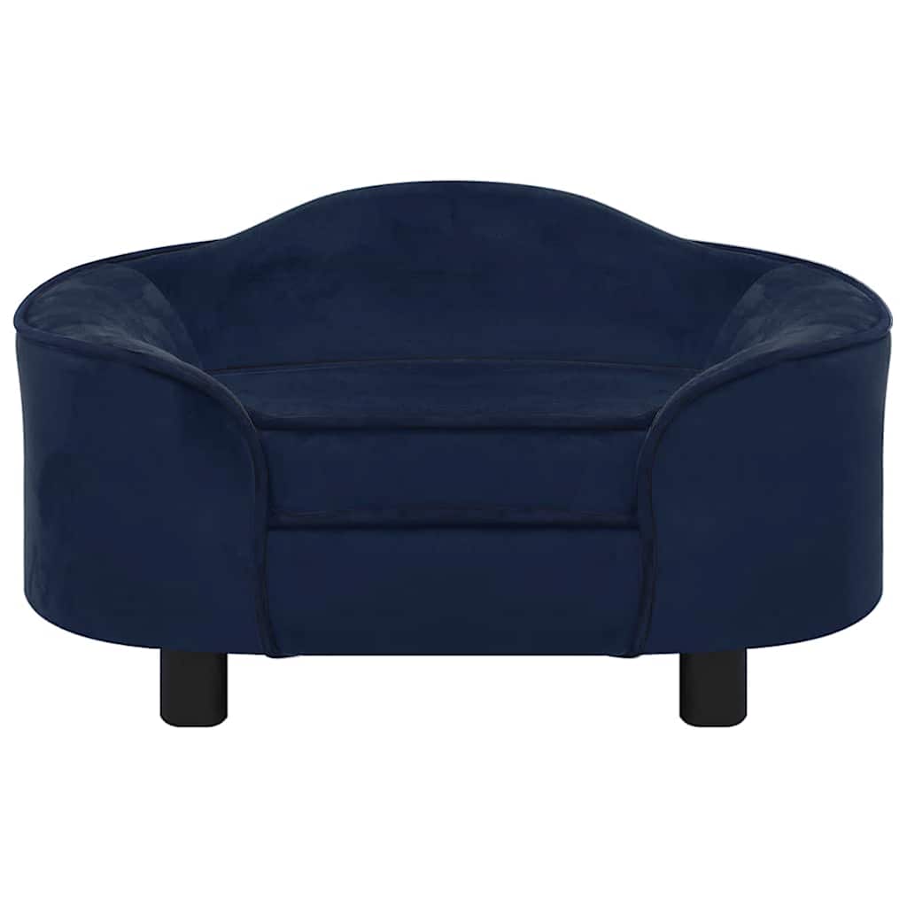 hundesofa 67x47x36 cm plys blå