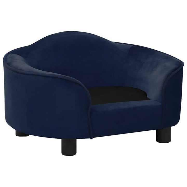 hundesofa 67x47x36 cm plys blå