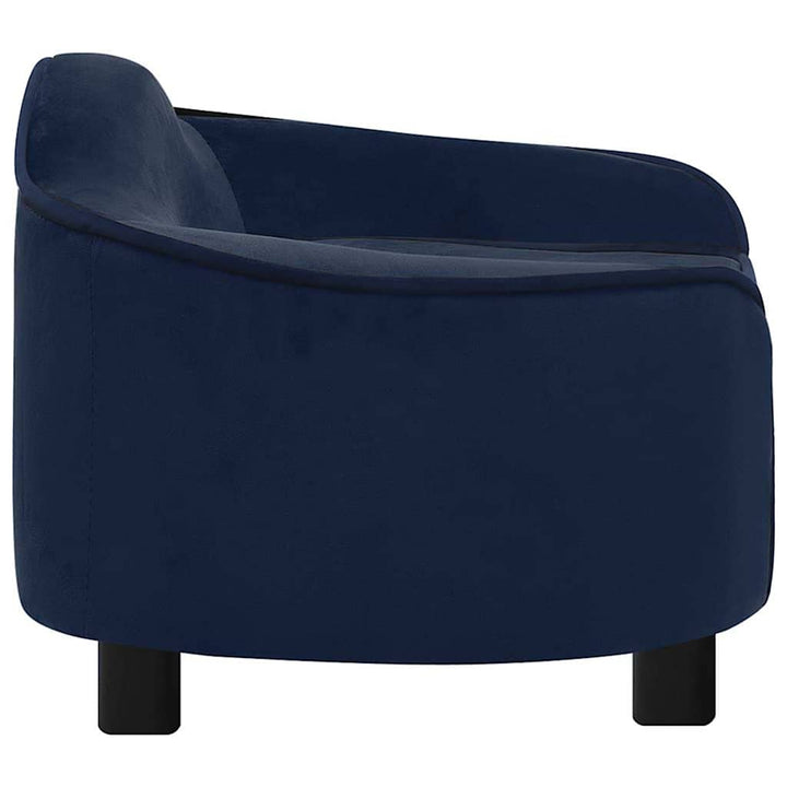 hundesofa 67x47x36 cm plys blå