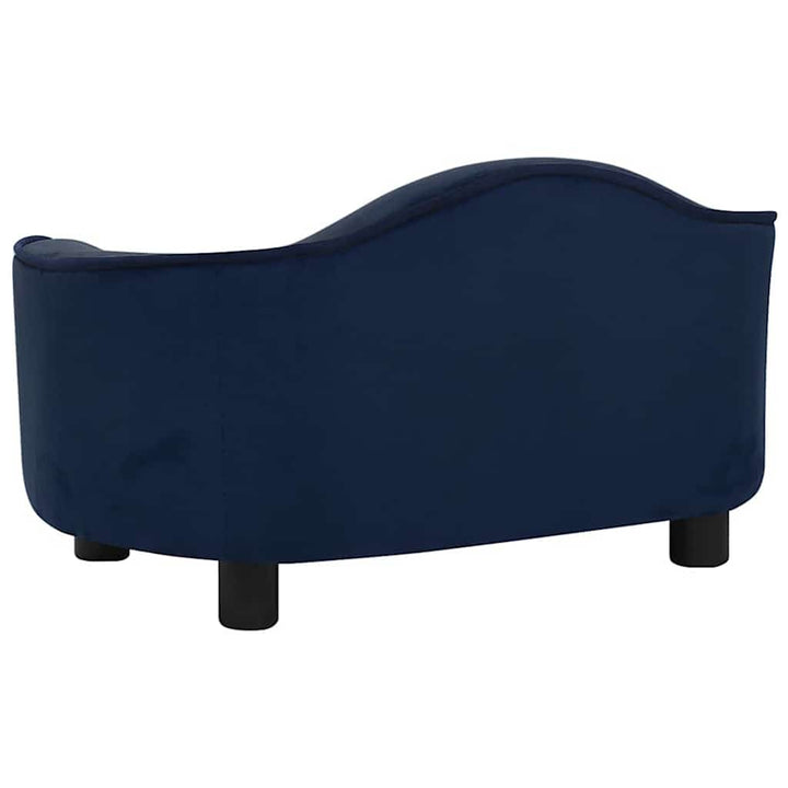 hundesofa 67x47x36 cm plys blå