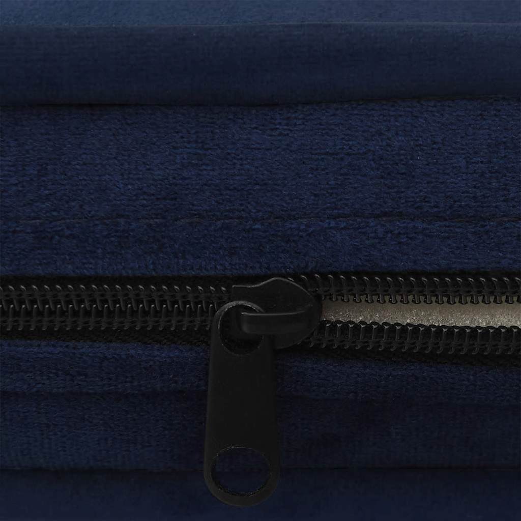 hundesofa 67x47x36 cm plys blå