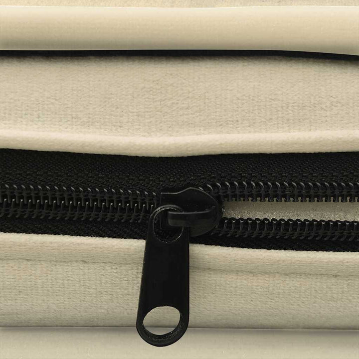 hundesofa 67x47x36 cm plys cremefarvet