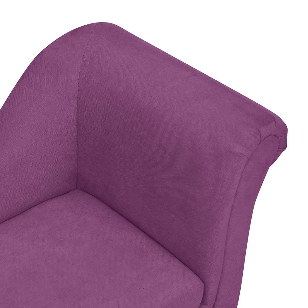 hundesofa med pude 83x44x44 cm plys bordeauxfarvet