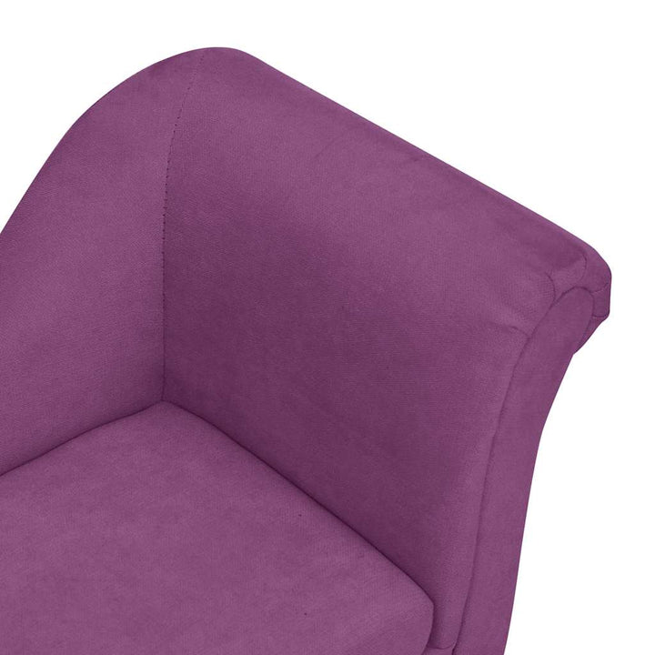hundesofa med pude 83x44x44 cm plys bordeauxfarvet