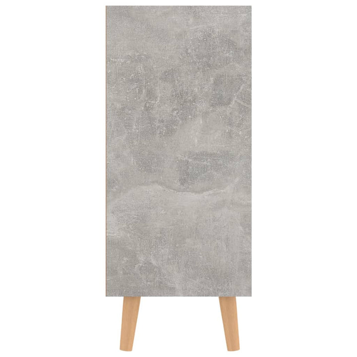 skænk 90x30x72 cm konstrueret træ betongrå