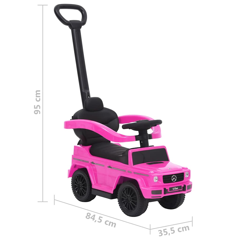 skubbe-gåbil G63 pink