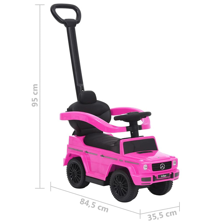 skubbe-gåbil G63 pink