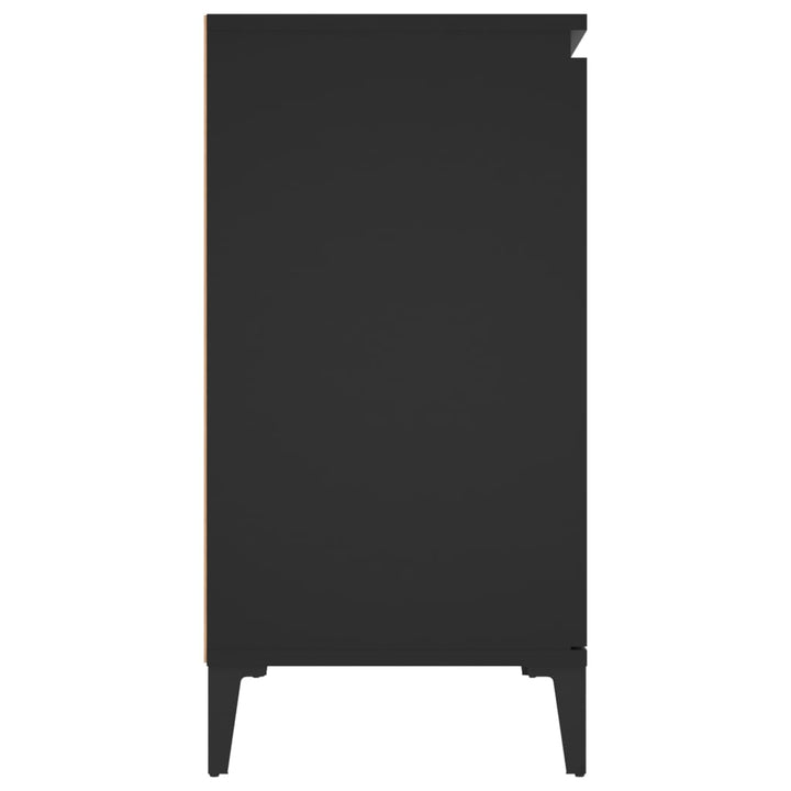 skænk 102x35x70 cm konstrueret træ sort