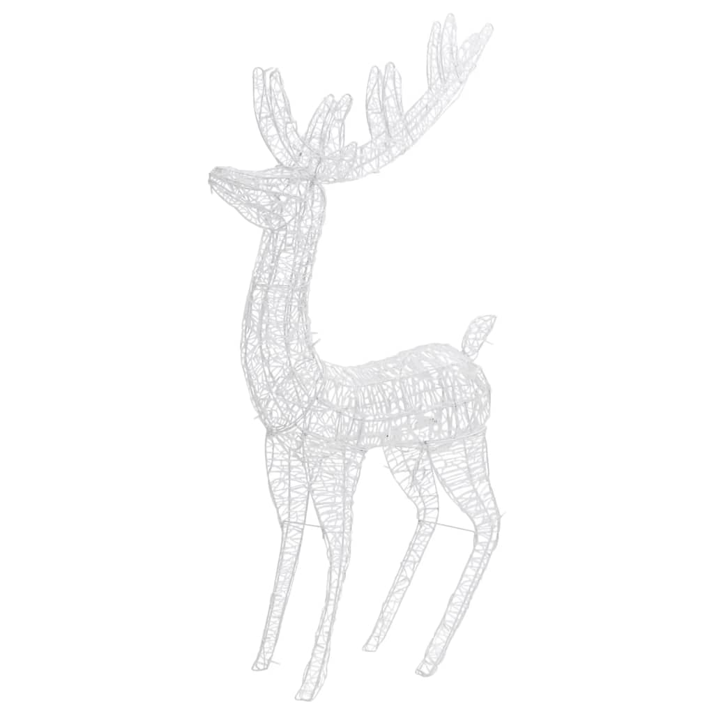 julerensdyr XXL 180 cm 250 LED'er akryl blå