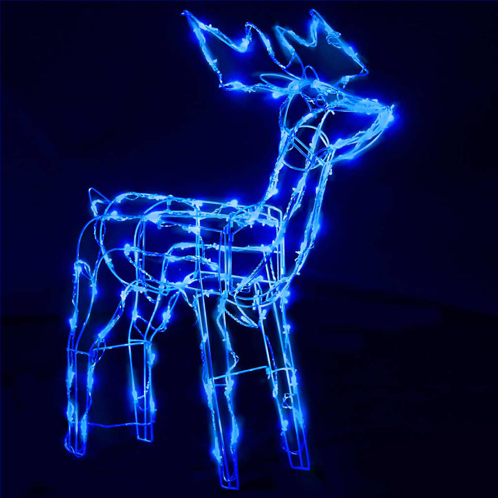 juledekoration i 3 dele rensdyr 229 LED'er