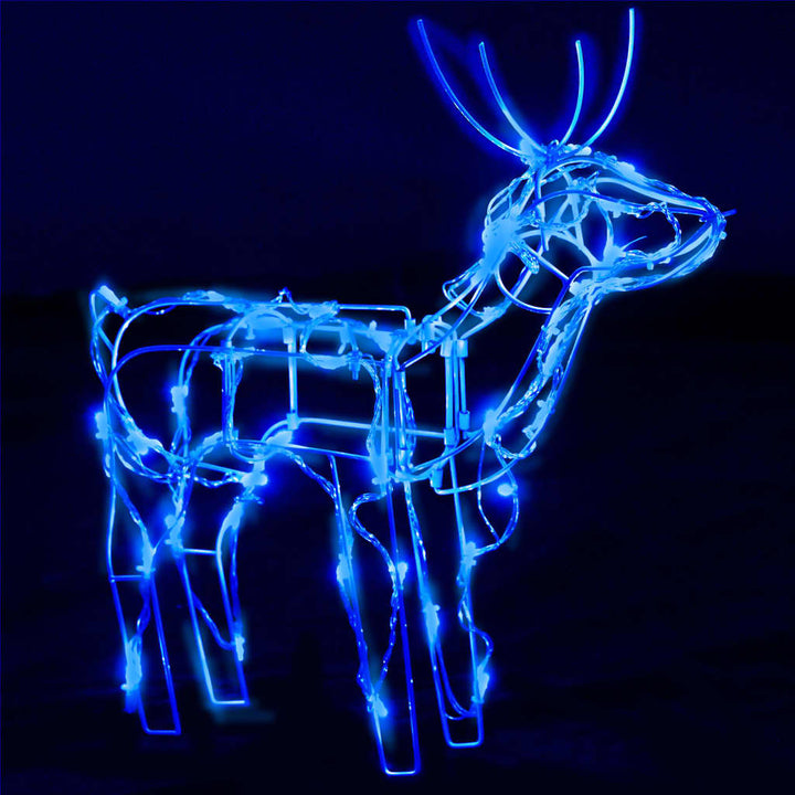 juledekoration i 3 dele rensdyr 229 LED'er