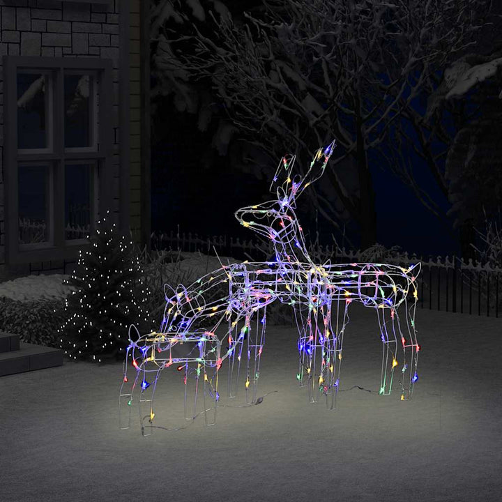 juledekoration i 3 dele rensdyr 229 LED'er