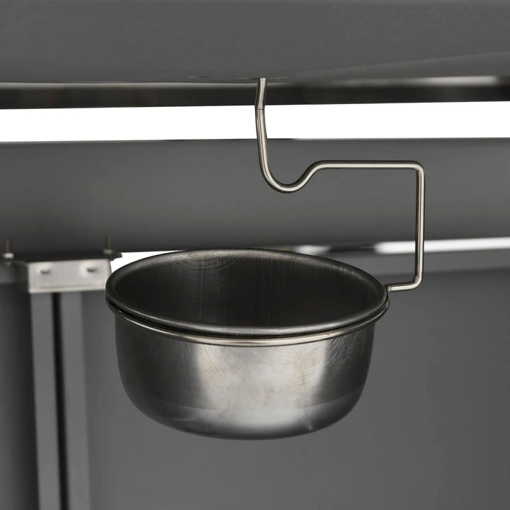 gasgrill 4+1 grillzoner rustfrit stål sølvfarvet