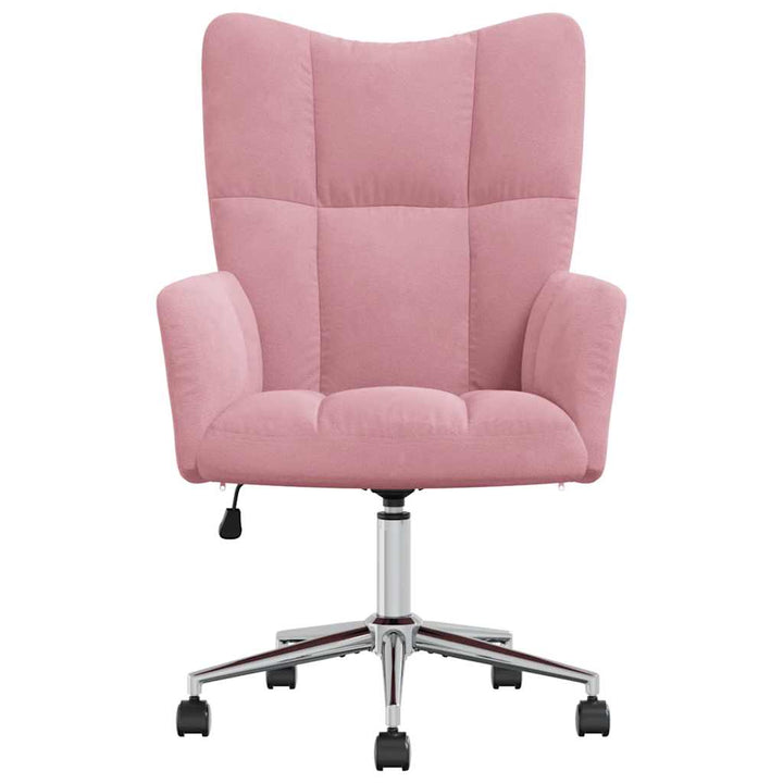 lænestol fløjl pink